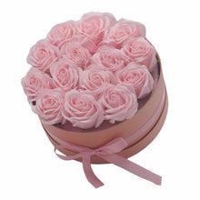 Load image into Gallery viewer, Soap Flower Gift Bouquet - 14 Pink Roses