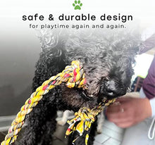 Load image into Gallery viewer, Upcycled Fabric Rope Dog Toy