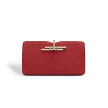 Load image into Gallery viewer, Red Allegro Vegan Clutch Bag