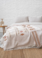 Load image into Gallery viewer, Cotton Boho Sofa Throw Blanket