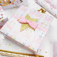 Load image into Gallery viewer, &quot;Hearts &amp; Stars&quot; Wrapping Paper Sheets