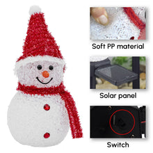 Load image into Gallery viewer, Solar Outdoor Decor Light Christmas Snowman Decoration Stake light