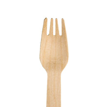 Load image into Gallery viewer, Wooden Disposable Forks