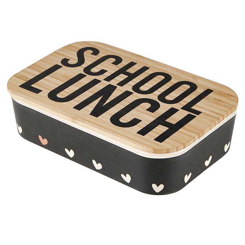 School Lunch Bamboo Lunch Box