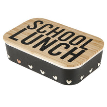 Load image into Gallery viewer, School Lunch Bamboo Lunch Box