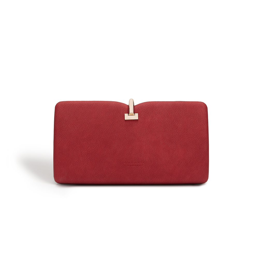 Red Allegro Vegan Clutch Bag