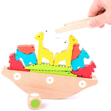 Load image into Gallery viewer, Wooden Blocks Balance Animal Game Toys for Children Montessori