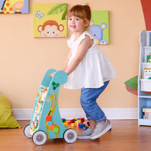 Load image into Gallery viewer, Teamson Kids Wooden Baby Walker Activity Centre