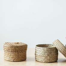 Load image into Gallery viewer, Handmade Bamboo Storage Baskets