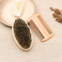 Load image into Gallery viewer, Wooden Beard Brush Kit