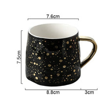 Load image into Gallery viewer, Gold Dotted Coffee Mug