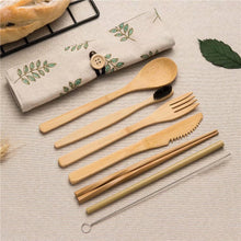 Load image into Gallery viewer, Bamboo Travel Utensils
