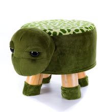 Load image into Gallery viewer, Creative cartoon animal stool solid wood