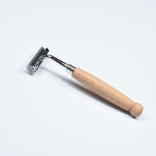 Load image into Gallery viewer, Stainless Steel Wooden Razor