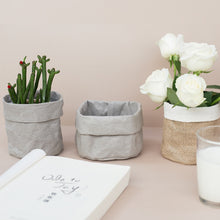 Load image into Gallery viewer, Kraft Paper Flower Pot coats Office Creative Desktop