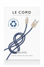 Load image into Gallery viewer, iPhone Lightning cable · Blue