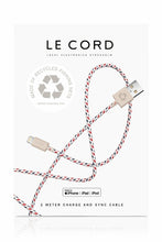 Load image into Gallery viewer, Spiral iPhone Lightning cable · 2 meter · Made of recycled fishing