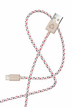Load image into Gallery viewer, Spiral iPhone Lightning cable · 2 meter · Made of recycled fishing