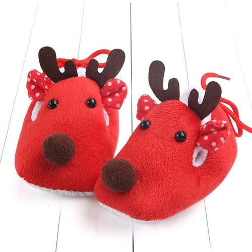 Christmas reindeer Baby Shoes