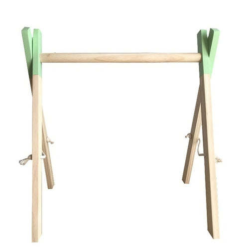 Nordic Style Baby Gym with hanging Toys / Wooden Frame