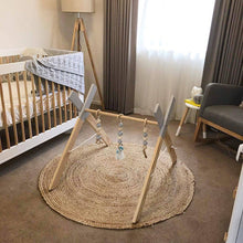 Load image into Gallery viewer, Nordic Style Baby Gym with hanging Toys / Wooden Frame