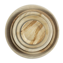 Load image into Gallery viewer, Palm Leaf Plates Round 10&quot; Inch (Set of 25/50/100)
