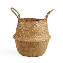 Load image into Gallery viewer, Storage Baskets laundry Seagrass Baskets Wicker Hanging Flower Pot