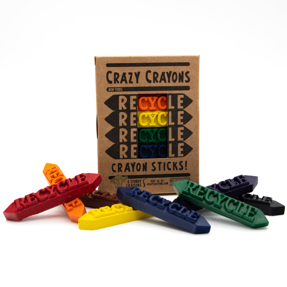 Recycle Sticks Crayon - 8 Box