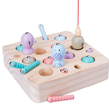 Load image into Gallery viewer, Go Fish! Wooden Fishing Magnetic Toy for Kids