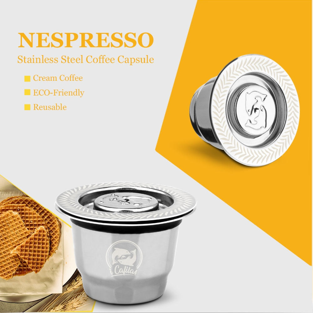 New Version Nespresso Reusable Coffee Capsule